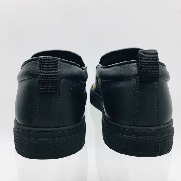 Gucci GG Supreme Slip- On Psychedelic-Black / Multi Color- 610080- H2010- 1101 - Picture 7 of 11